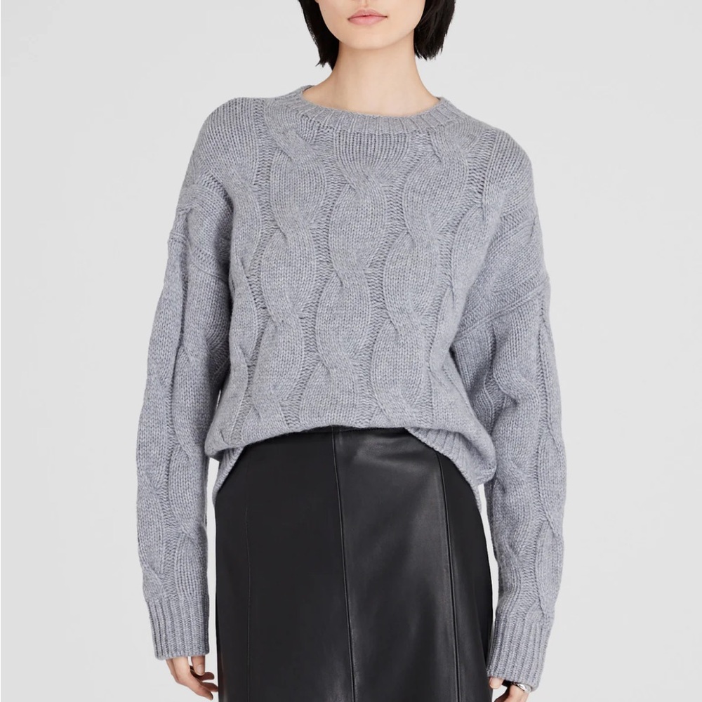 Club Monaco Cashmere Cable-Knit Sweater